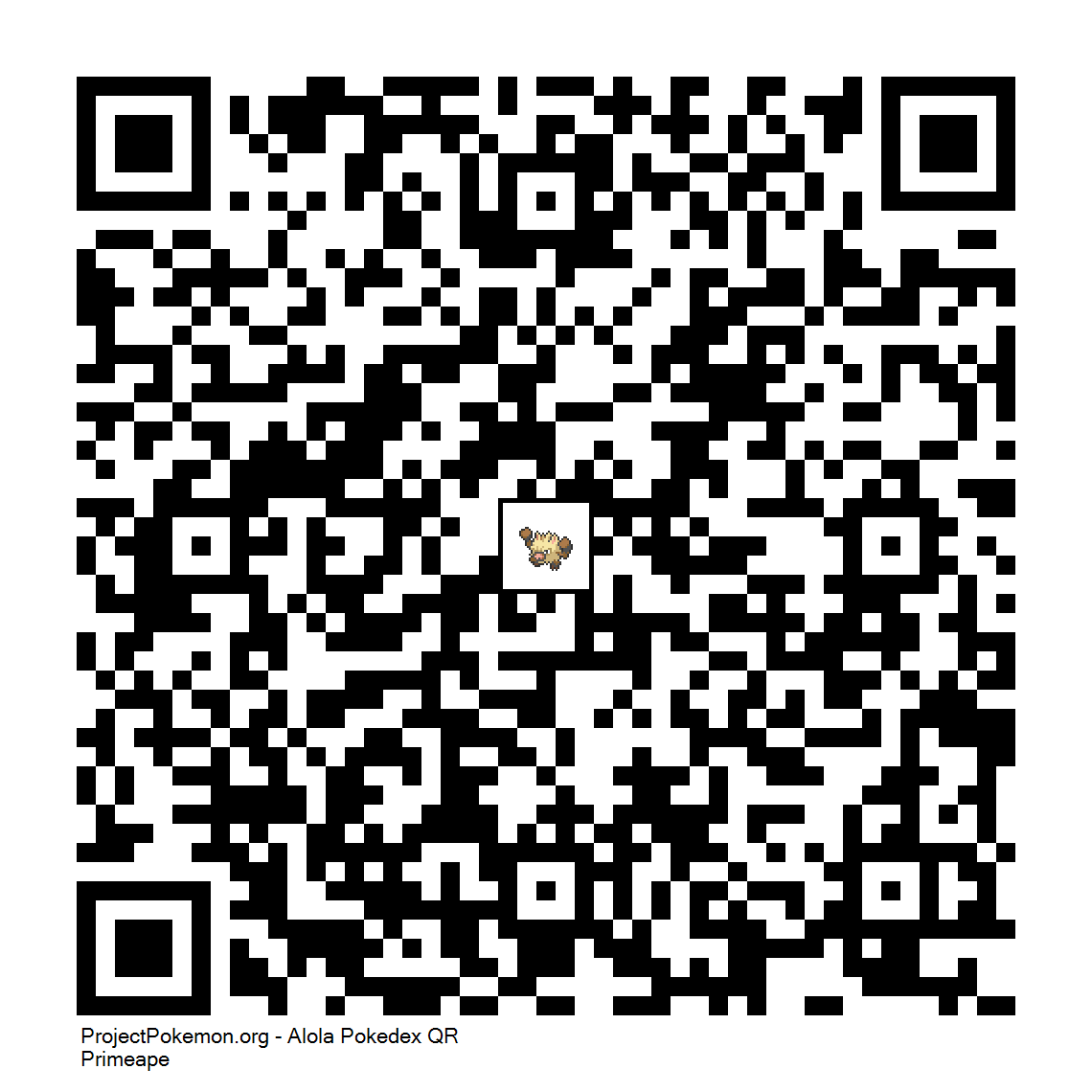 Cdigo QR de Primeape